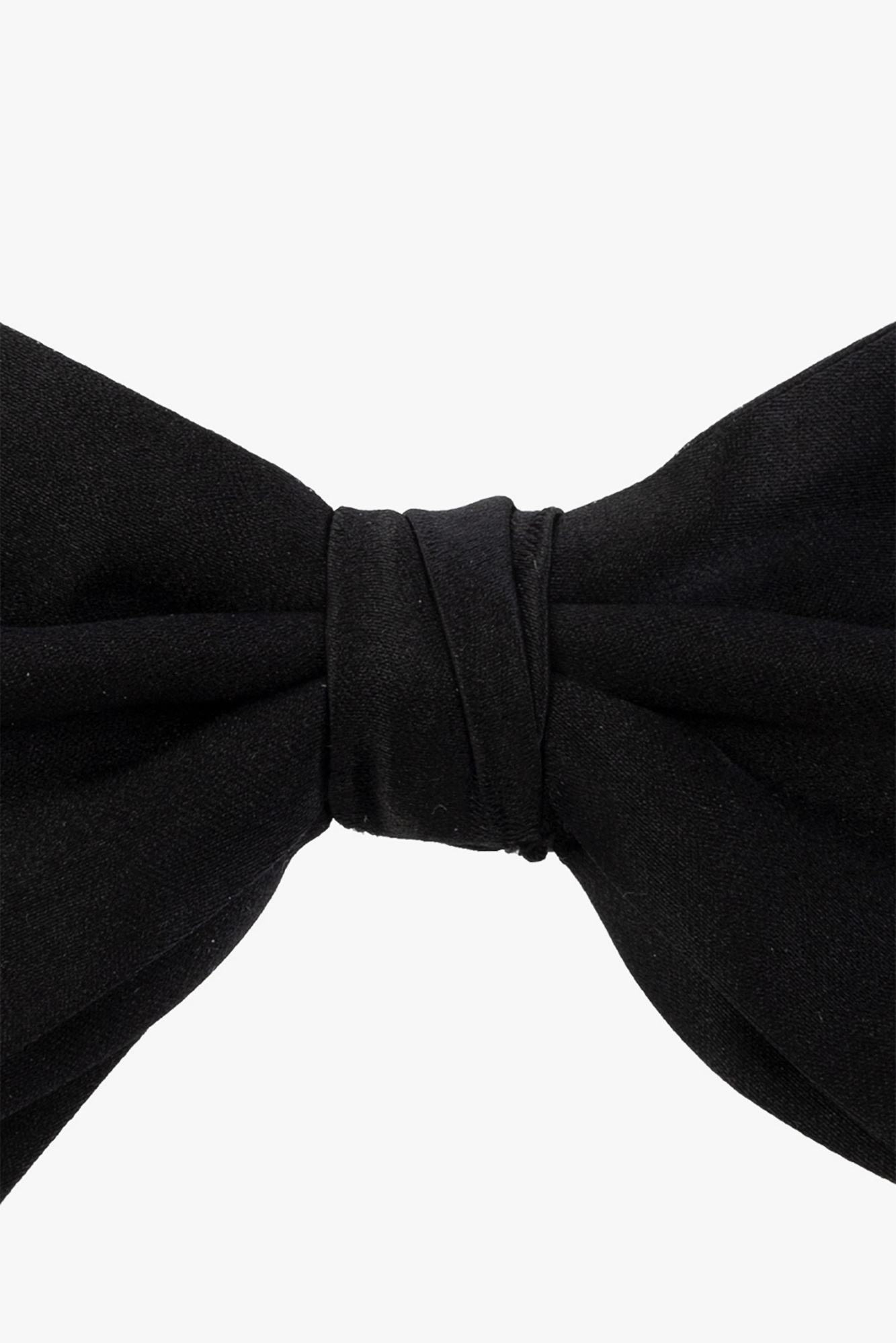 Black Silk bow tie Emporio Armani Vitkac Italy